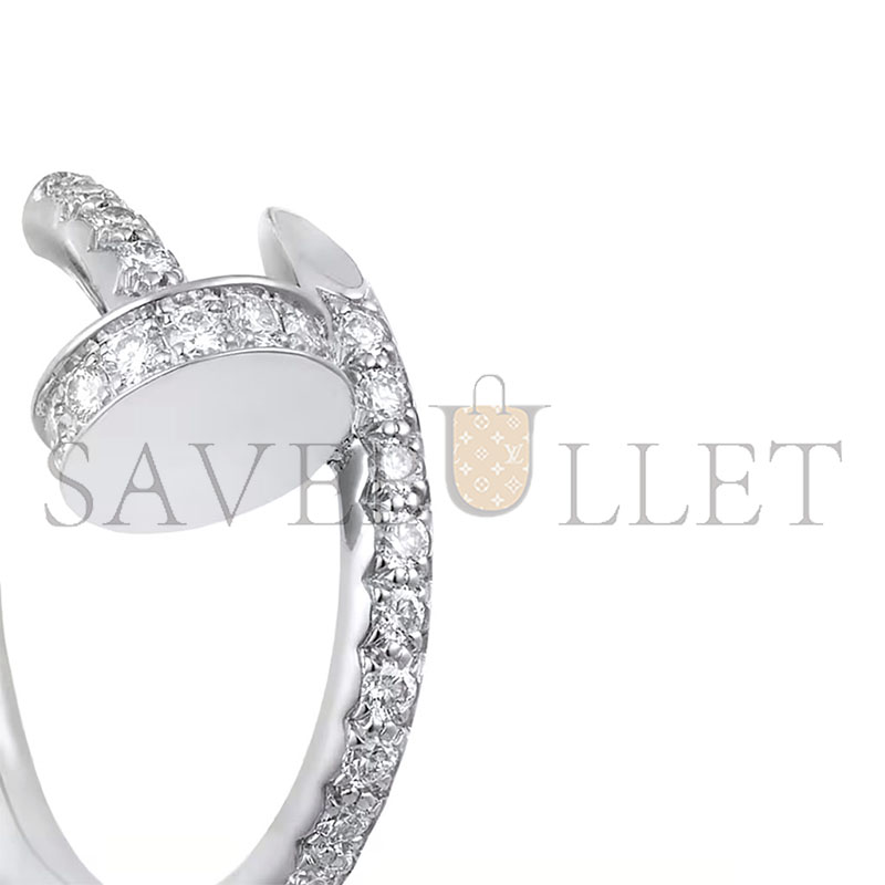 Ca*t1er juste un clou hoop earrings small model paved ref. b8301431